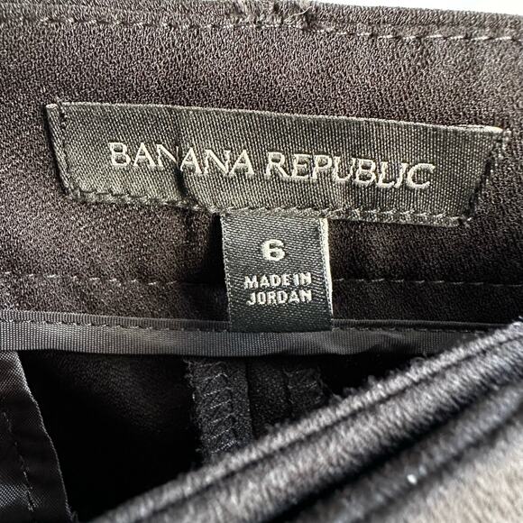 Banana Republic  Avery Tuxedo Stripe Mid Rise Dress Pant Trousers - Picture 8 of 9